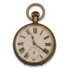 \"Onion\" pocket watch in silver-plated metal. - Moinat - Decorating accessories